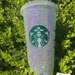 Blinged Starbucks cup for sale. Shiny beautiful